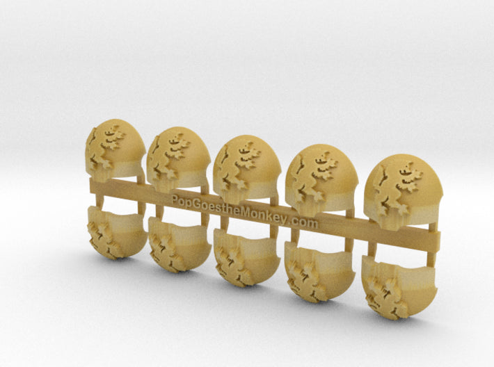 10x Wolf Rampant - T:1a Right Terminator Shoulders 3d printed