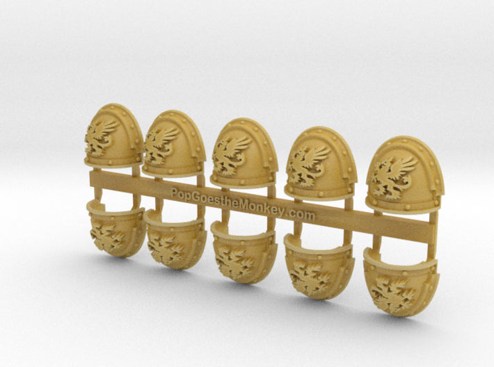 10x Howling Griffons - G:3a Shoulder Pad 3d printed