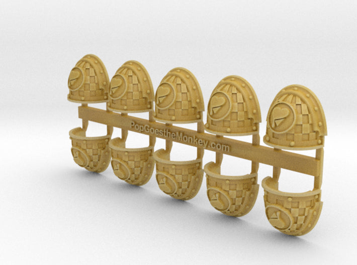 10x Lamented Heart - G:3a Shoulder Pad 3d printed