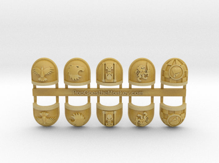 10x Deathwatch - Chapter Origin Set:9 3d printed