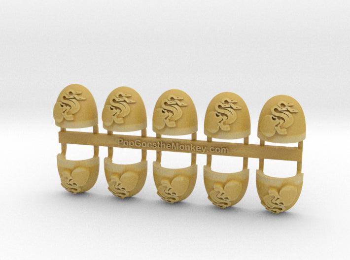 10x Headhunters Alpha - G:5a Right Shoulder 3d printed