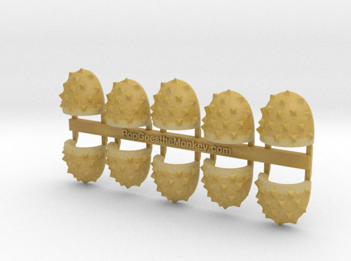 10x Spiked Pauldron - G:6a Shoulder Pad 3d printed