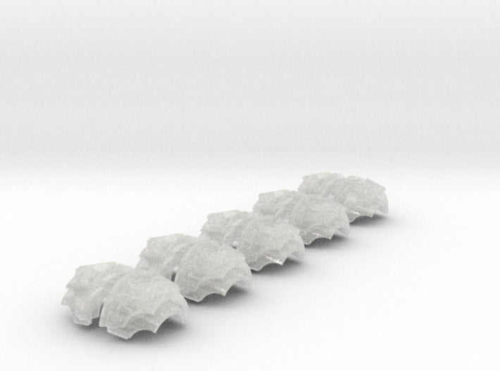 5x Thirteenth Co. - T:2a Cataphractii Shoulders 3d printed