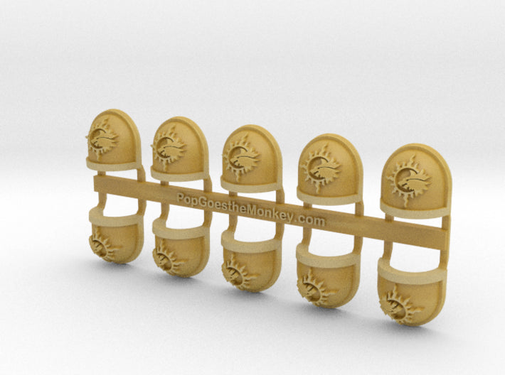 10x Sun Wolves - G:7a Shoulder Pads 3d printed