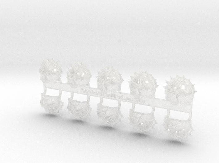 10x Maltese Cross - T:1c Spiked Terminator Pads	 3d printed