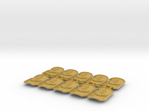 10x Emperors Third - Marine Boarding Shields 3d printed