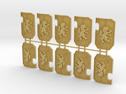 10x Wolf Rampant - Marine Boarding Shields 3d printed