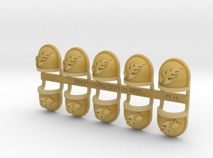 10x Marines Errant - G:7a Shoulder Pads 3d printed