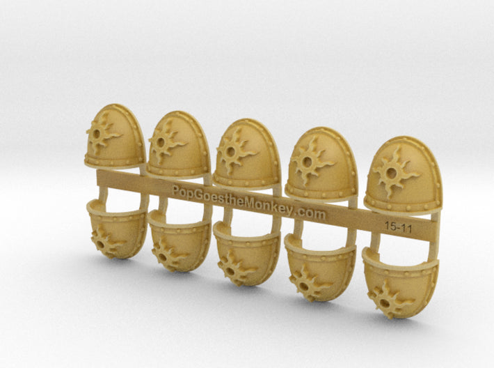 10x Sorcerer Sun - G:2a Shoulder Pads 3d printed