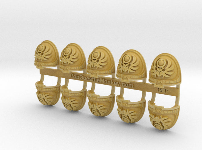 10x Sun Scarabs - Osiris Shoulder Pads 3d printed