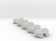 5x Emperors Legion - T:3a Tartaros Shoulder Sets 3d printed