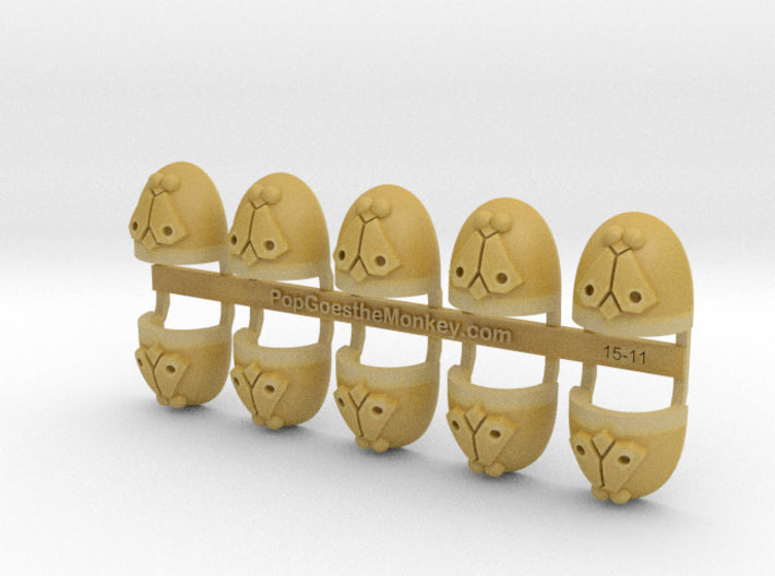 10x Plague Fly - G:5a Shoulder Pads 3d printed