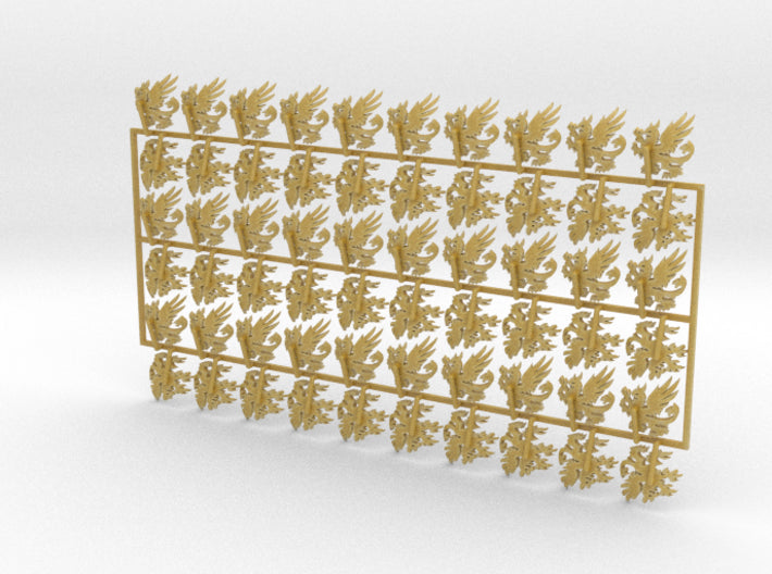 60x HowlingGriffon : Shoulder Insignia pack 3d printed