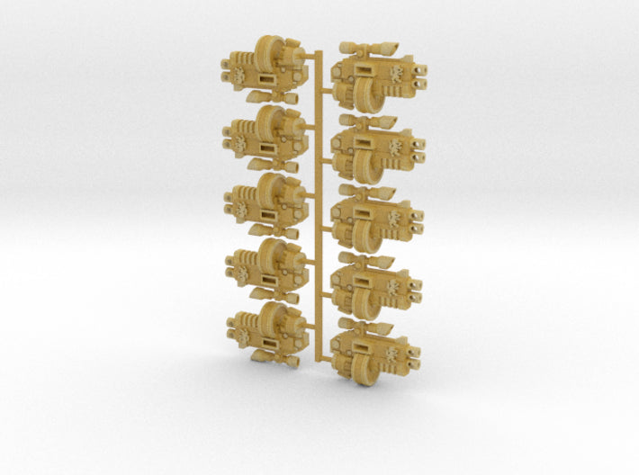 10x Wolf Rampant: Rapfire-DC1 w/Scope 3d printed