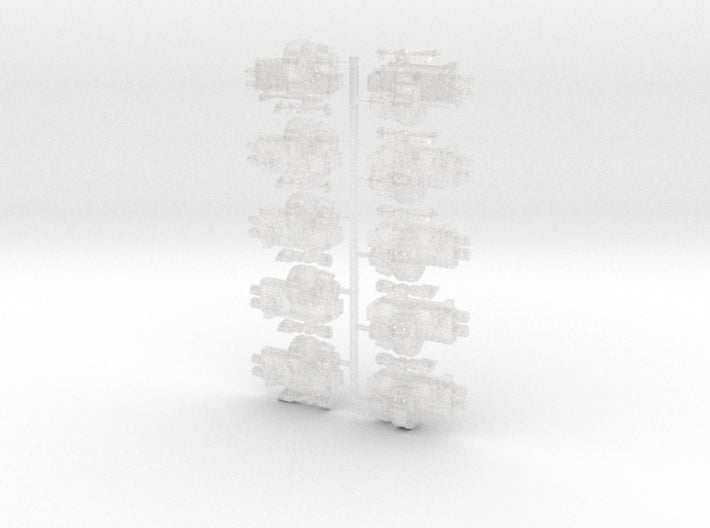 10x Wolf Rampant: Rapfire-DC1 w/Scope 3d printed