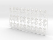 60x Moon Wolves : Shoulder Insignia pack 3d printed