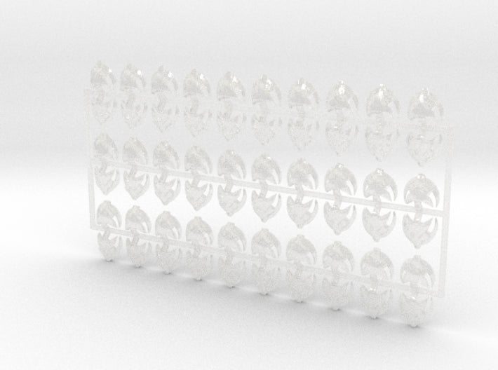 60x Moon Wolves : Shoulder Insignia pack 3d printed