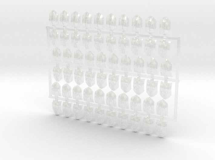 60x Executioners : Shoulder Insignia pack 3d printed