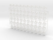 60x Roaring Lions : Shoulder Insignia pack 3d printed