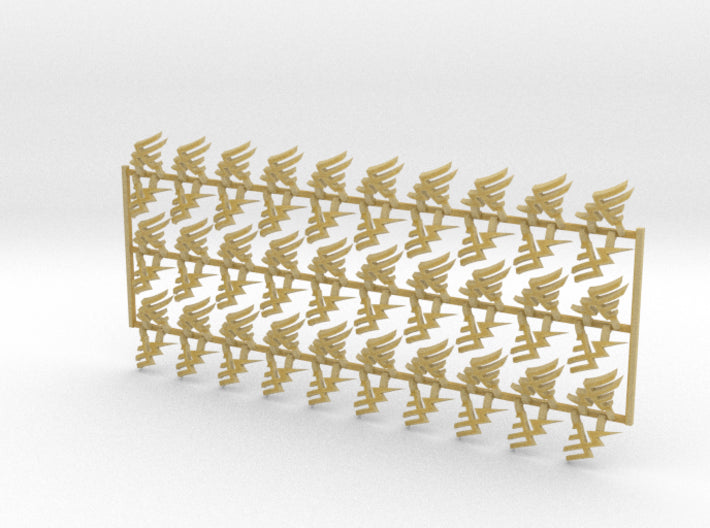 60x Rainbow Warriors : Shoulder Insignia pack 3d printed