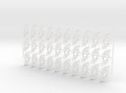 60x Rainbow Warriors : Shoulder Insignia pack 3d printed