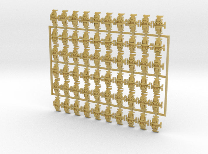 60x Sigilite Corp: Shoulder Insignia pack 3d printed