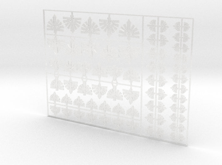 Knight Legion - Flat Vehicle Insignia pack 3d printed