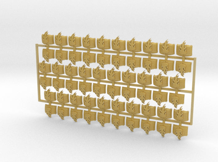 60x Divine Word: Shoulder Insignia pack 3d printed