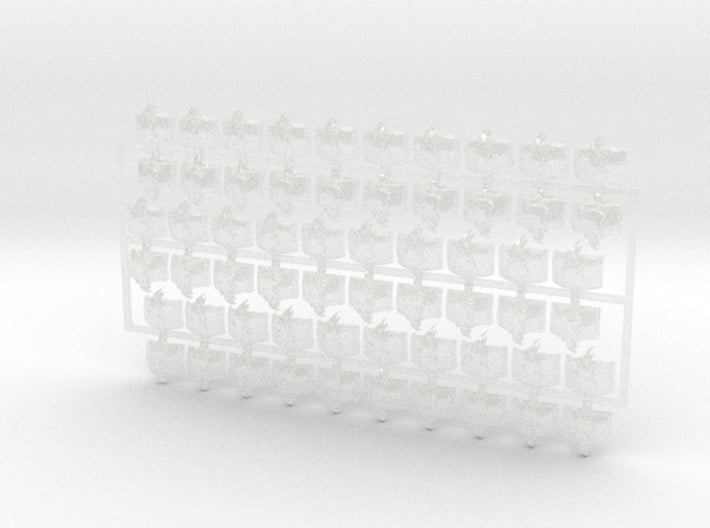 60x Divine Word: Shoulder Insignia pack 3d printed