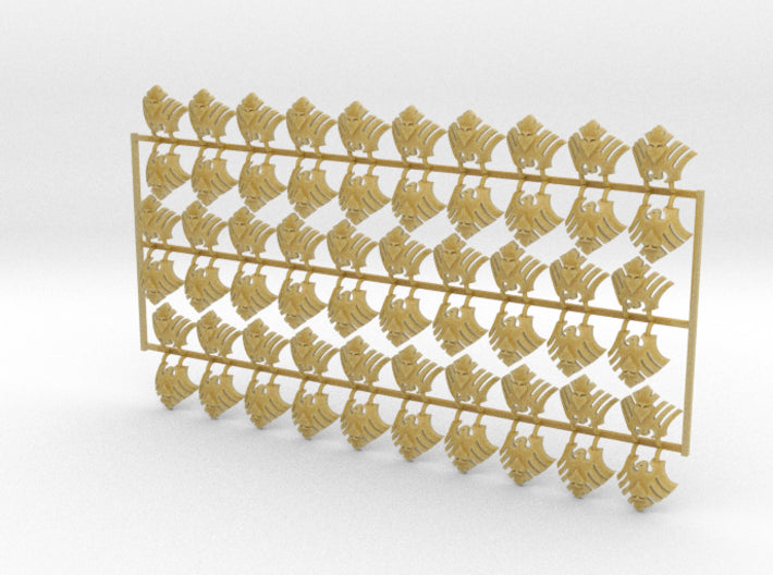 60x Raven Ace : Left &amp; Right Shoulder Insignias 3d printed