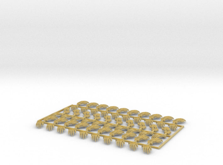 60x Cybornauts : Left &amp; Right Shoulder Insignia pa 3d printed