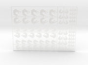 Black Dragons - Flat Vehicle Insignia pack 3d printed