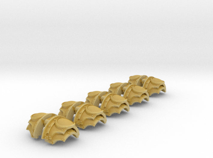 5x Blank Rounds - T:2a Cataphractii Shoulder Sets 3d printed