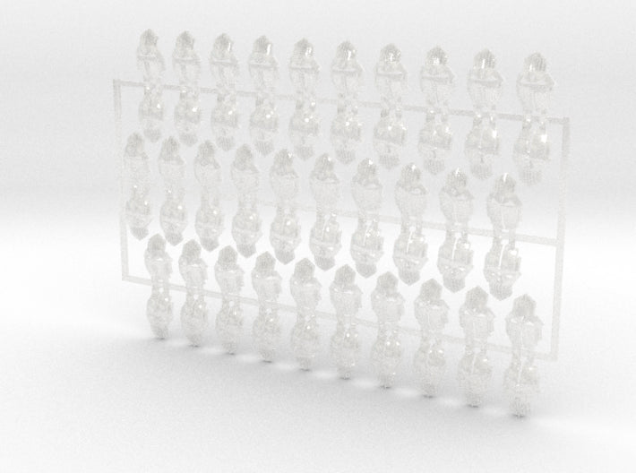 60x Iron Heads : Shoulder Insignia pack 3d printed