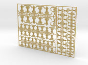 Greek Bull - Flat Vehicle Insignia pack 3d printed