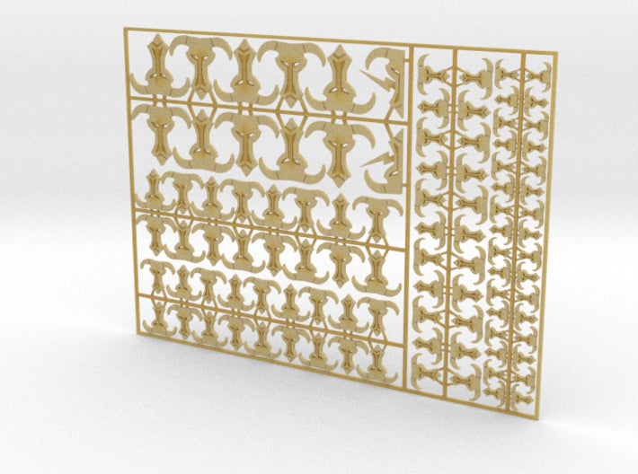 Greek Bull - Flat Vehicle Insignia pack 3d printed