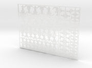 Greek Bull - Flat Vehicle Insignia pack 3d printed