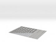 Clenched Fist 2- Flat Vehicle Insignia pack 3d printed