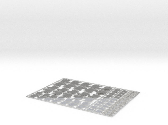 Raptor - Flat Vehicle Insignia pack 3d printed