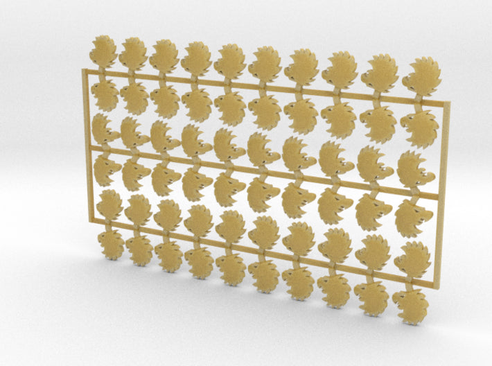 60x Warhawks - Left &amp; Right Shoulder Insignias 3d printed