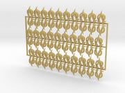 60x Lambda Omega - Shoulder Insignia pack 3d printed