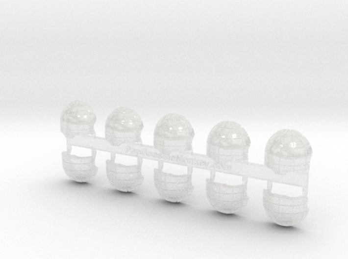 10x Checkerboard (2mm) - T:1a Terminator Shoulders 3d printed
