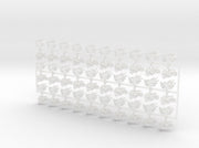 60x Dragon Head - Shoulder Insignia pack 3d printed