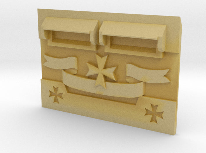 Maltese Cross : Standard APC Frontplate 3d printed