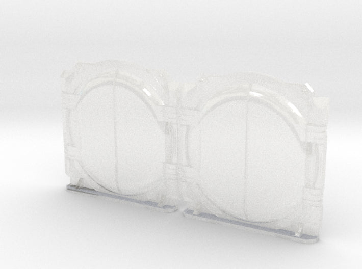 Blank : Mark-1 APC Round Doors 3d printed