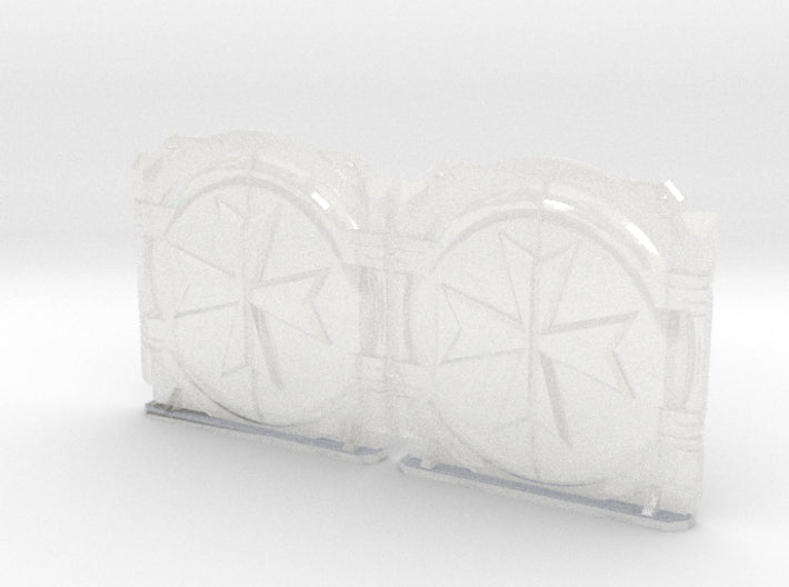 Maltese Cross : Mark-1 APC Round Doors 3d printed
