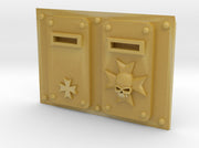 Maltese Cross : Mark-1 APC Frontplate 3d printed