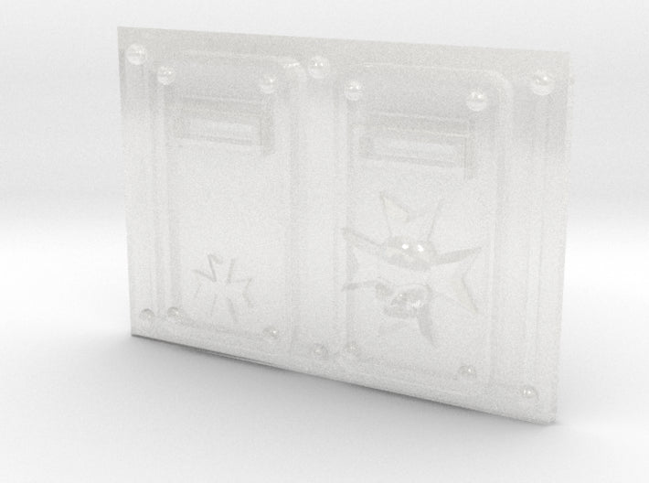 Maltese Cross : Mark-1 APC Frontplate 3d printed