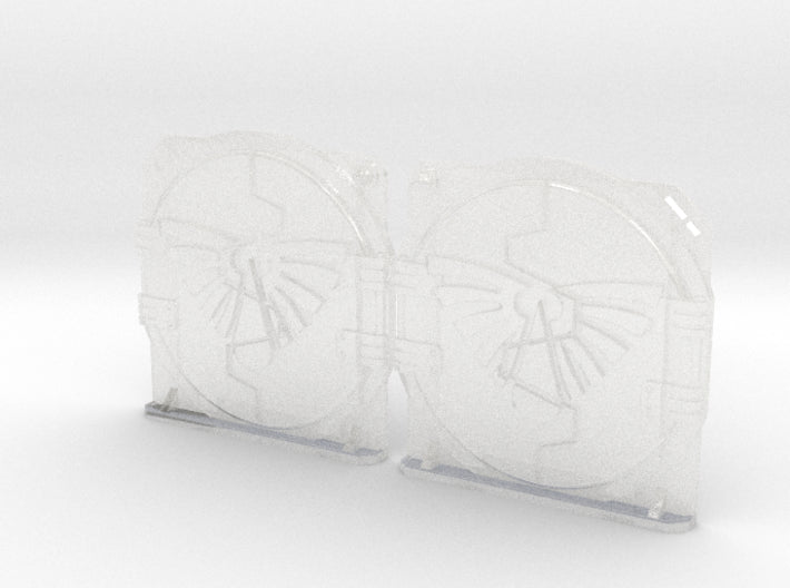 Blood Wing : Mark-2 APC Round Doors 3d printed