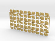 60x Black Wing - Right Shoulder Insignias 3d printed